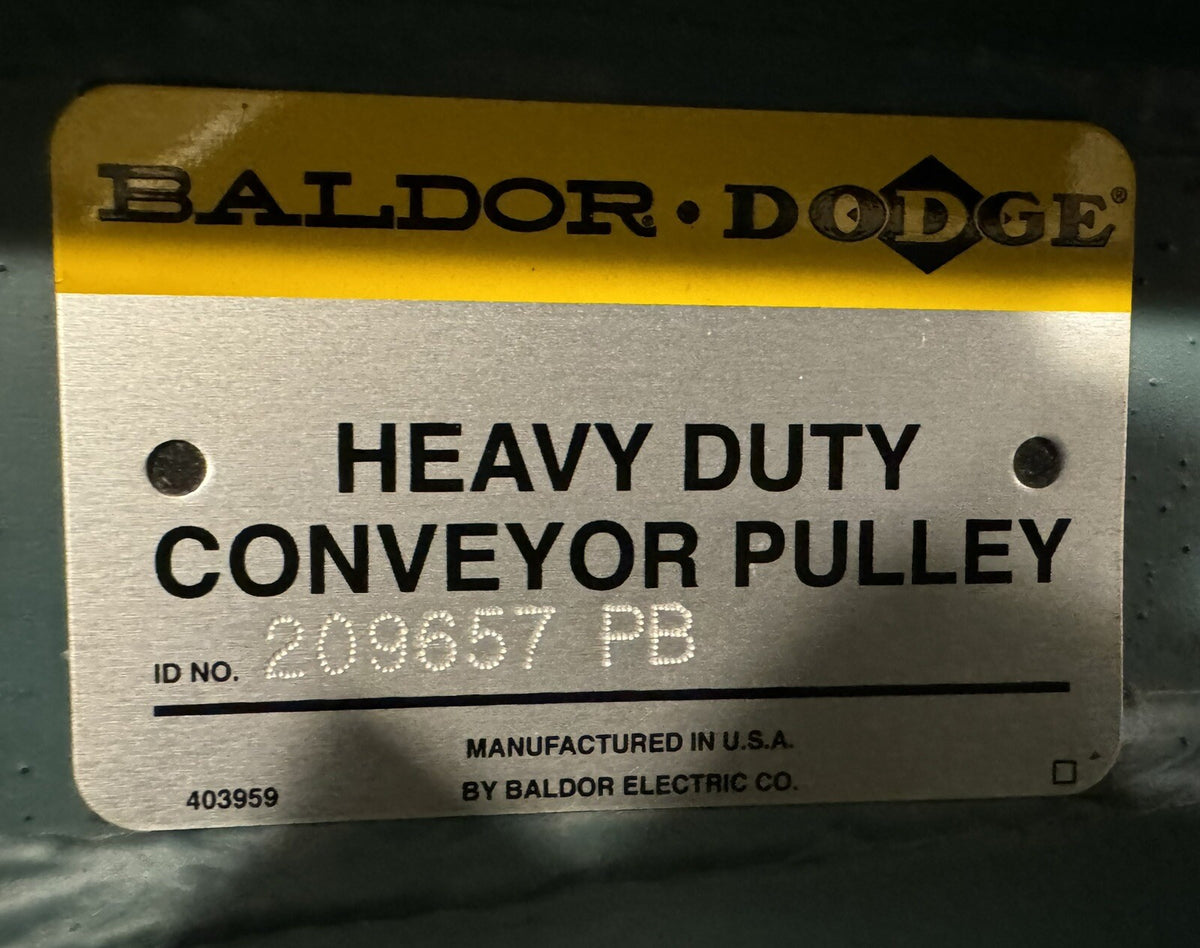 Dodge 209657 PB Baldor Conveyor Pulley Wing NEW! FREE SHIPPING!