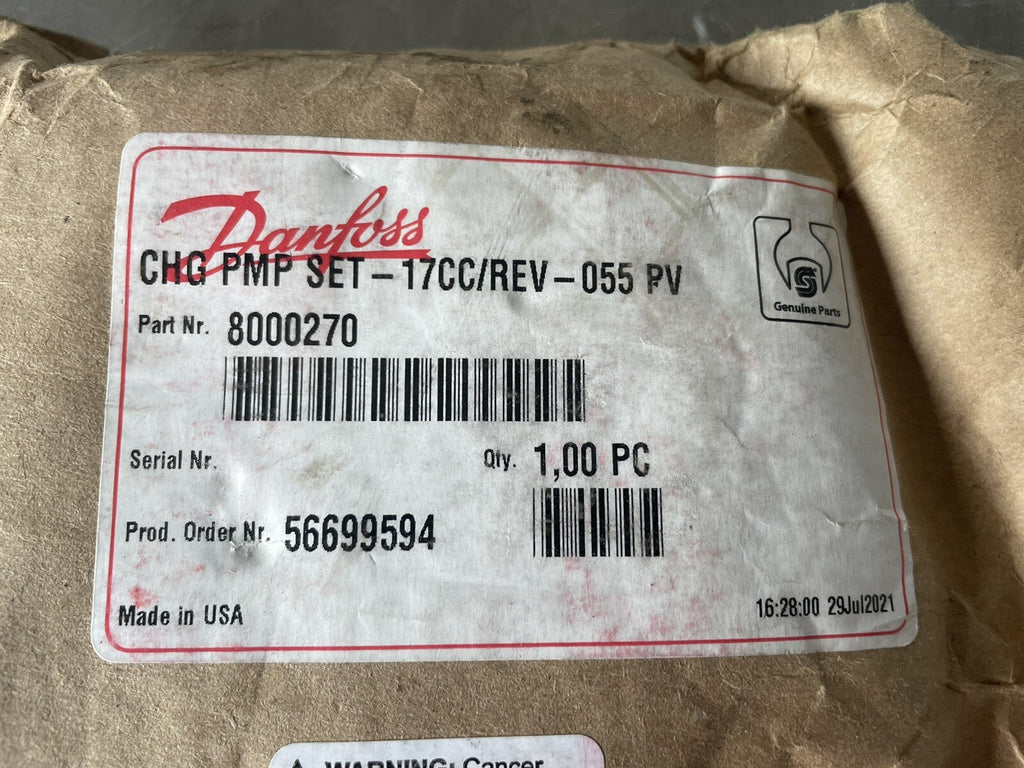 Danfoss 8000270 CHG PMP SET-17CC/REV-055 PV NEW! FREE SHIPPING!!