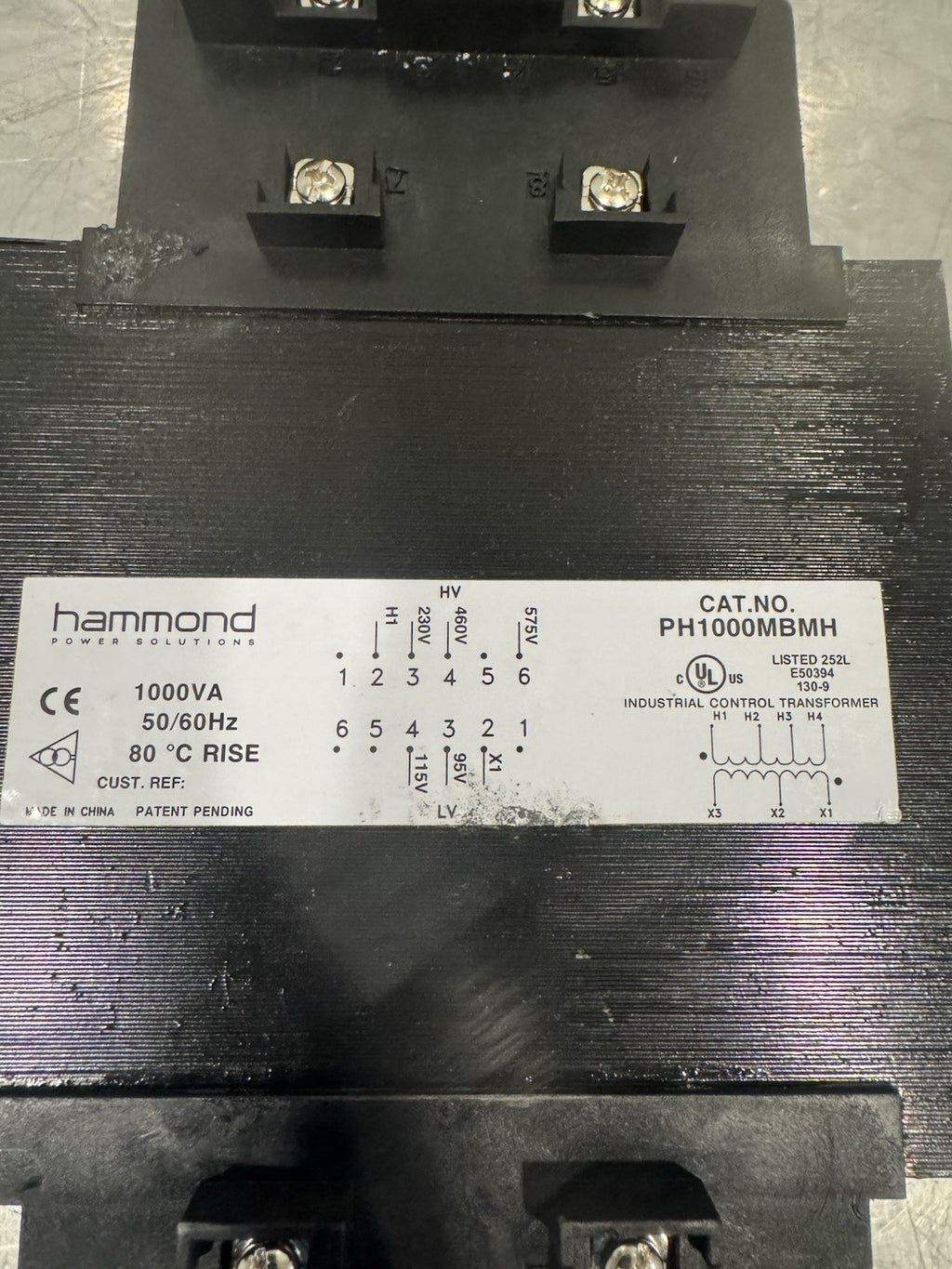 Hammond PH1000MBMH Control Transformer 1000VA NEW! FREE SHIPPING!