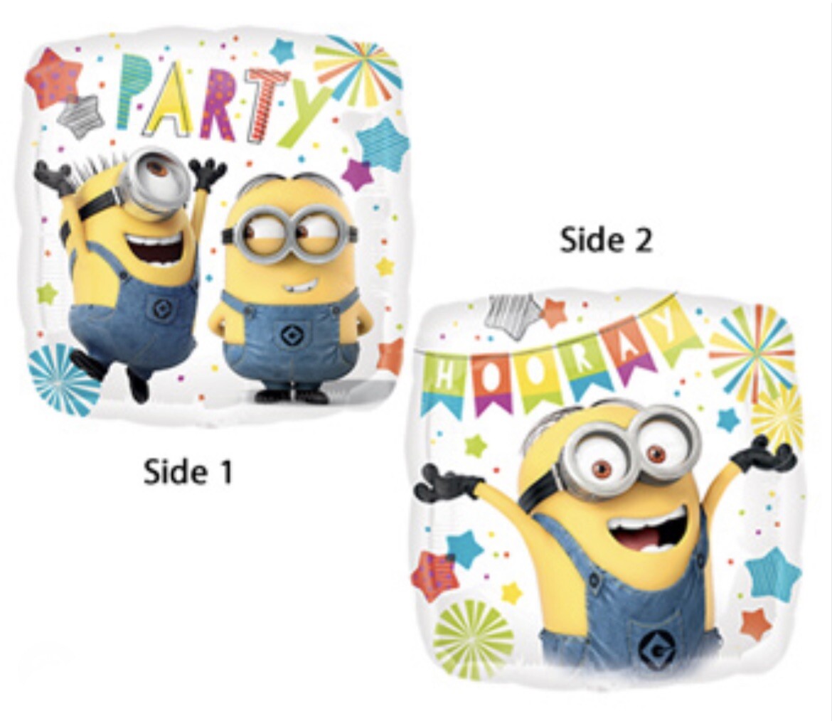 (1) Despicable Me Minnion Party Balloon 17” Anagram 36159 NEW! FREE SHIPPING!