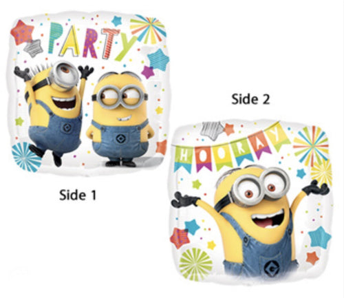 (1) Despicable Me Minnion Party Balloon 17” Anagram 36159 NEW! FREE SHIPPING!