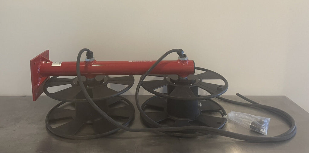 Reelcraft T-2464-0 Cable Reel Hand Crank Dual Stacked NEW! FREE SHIPPING!