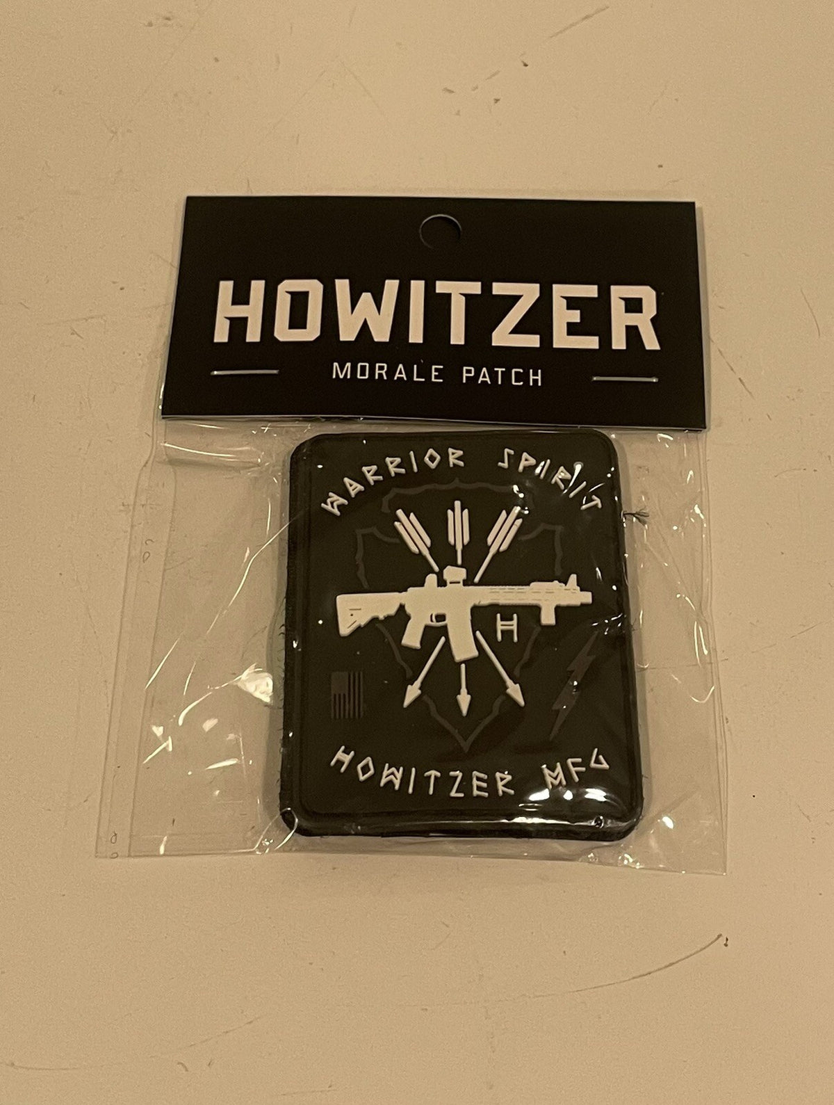 Howitzer Clothing Warrior Spirit Morale Patch OS CV4047 NEW! SHIPS FREE!
