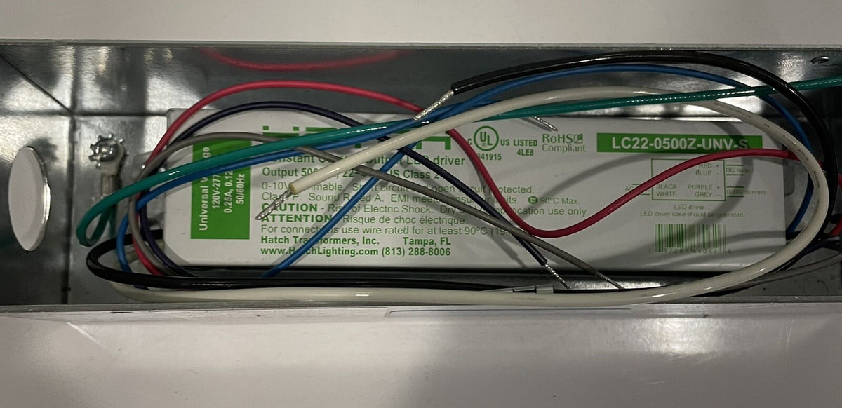 Hatch Lighting LC22-0500Z-UNV-S LED Power Supply In Case NEW! FREE SHIPPING!