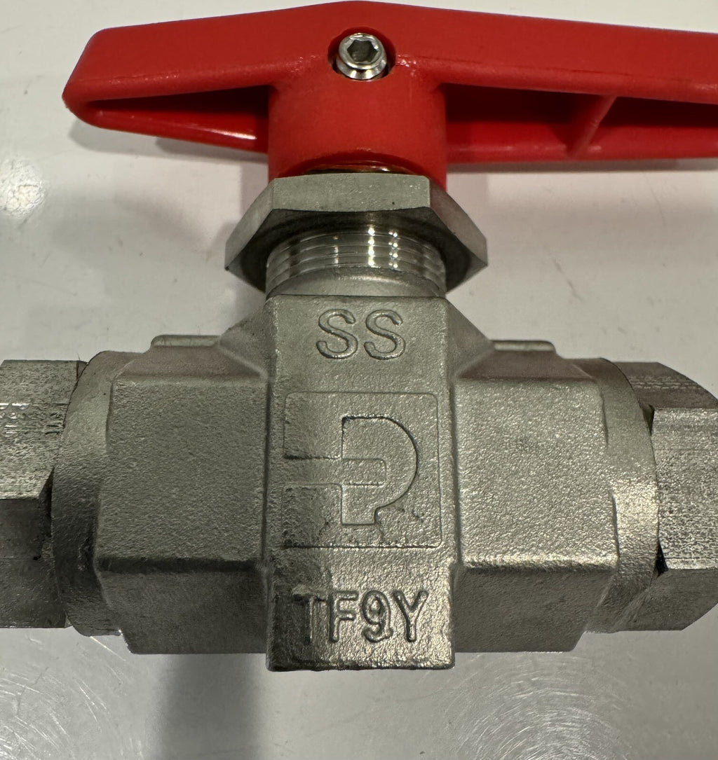Parker 8Z-B8LPKR-BN-SSP-R-LNF 2-Way Ball Valve Stainless NEW! FREE SHIPPING!