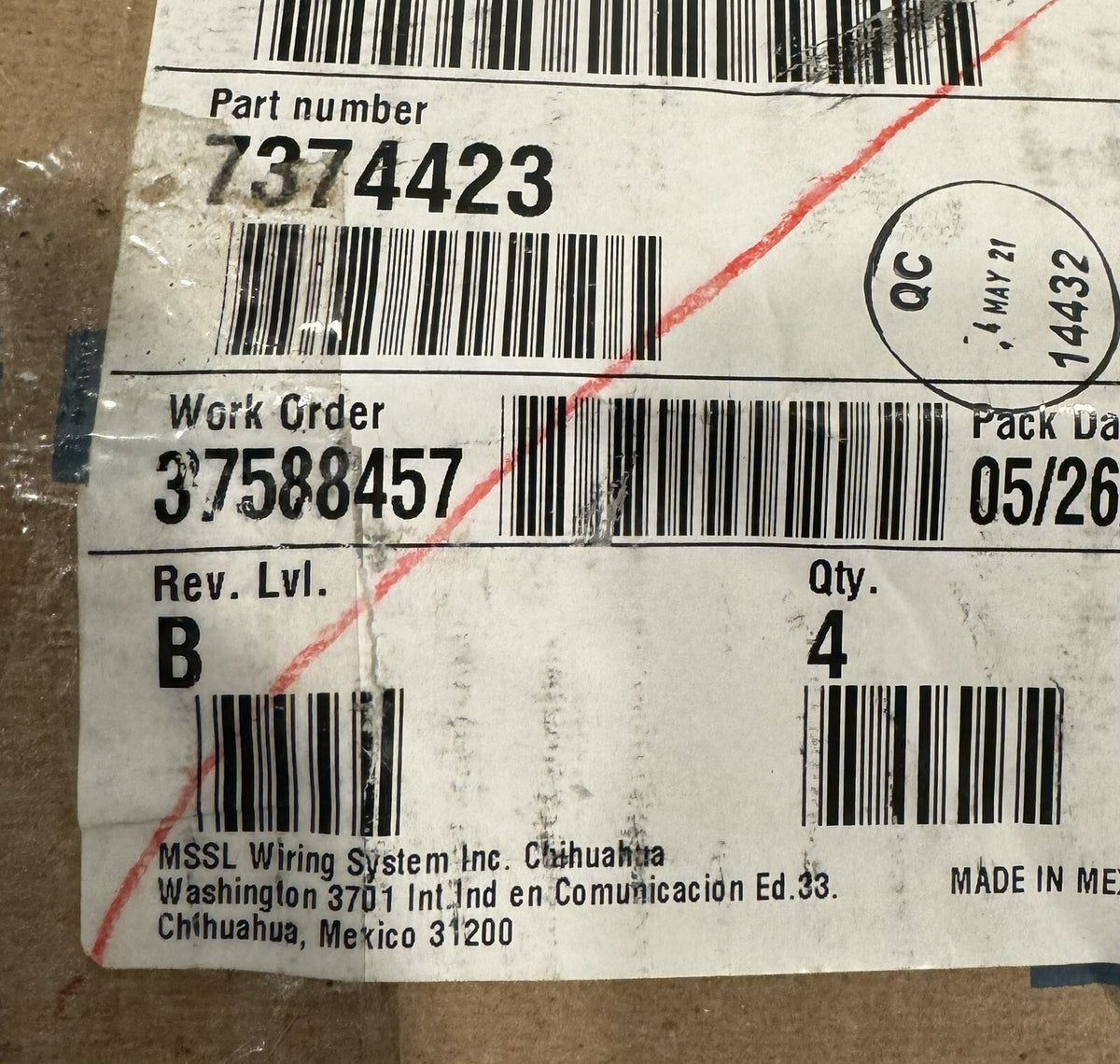 Bobcat 7374423 Can Wire Harness NEW! FREE SHIPPING!