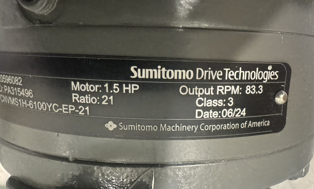 Sumitomo CNVMS1H-6100YC-EP-21 Gear Motor NEW! FREE SHIPPING!