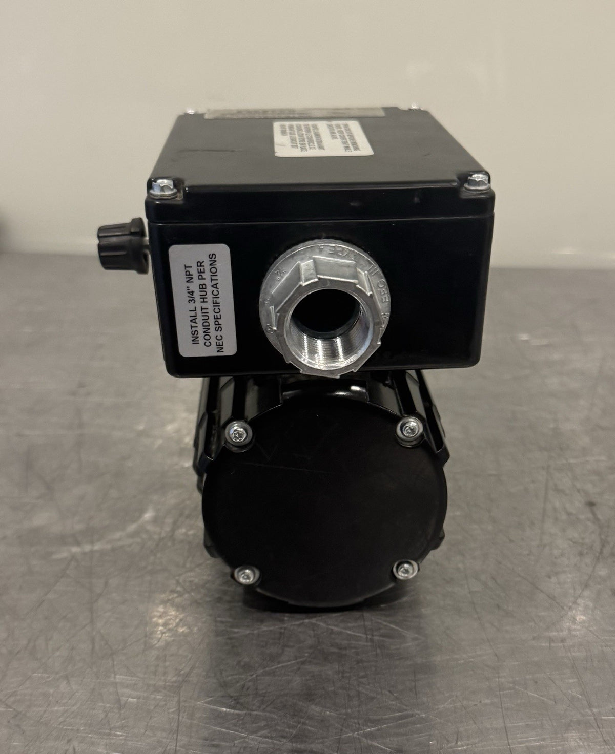 34B4BEBL/SR-WX3 Bodine Electric 1/5HP 12V Motor Gearmotor UNTESTED MAY WORK!