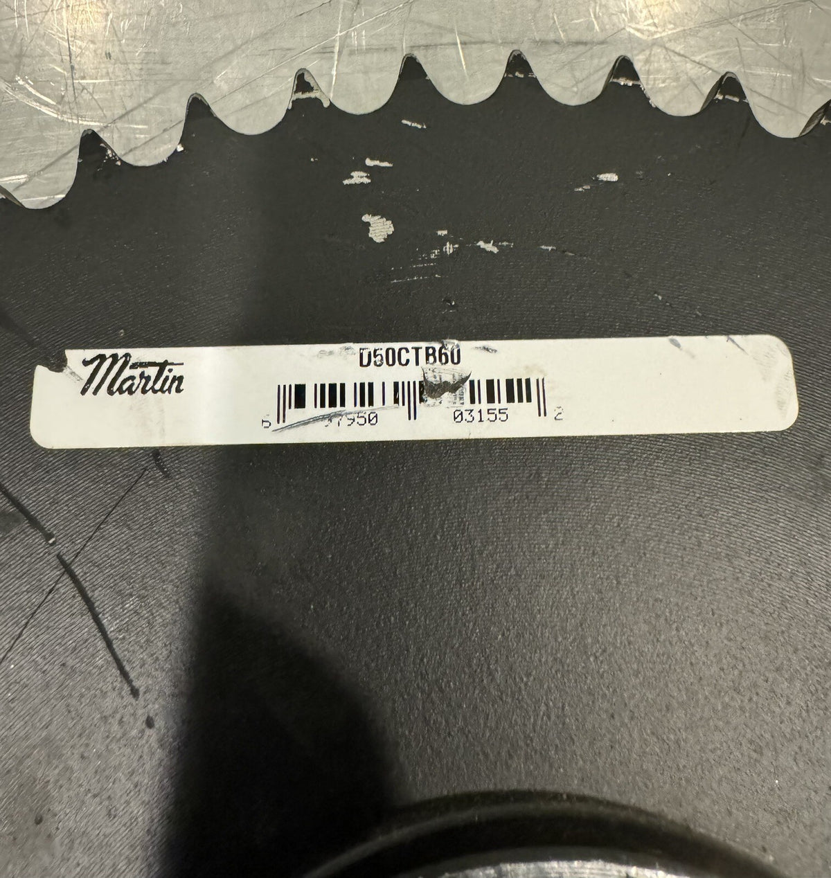 Martin D50CTB60 Sprocket Double Roller Chain Taper Bushed NEW! FREE SHIPPING!