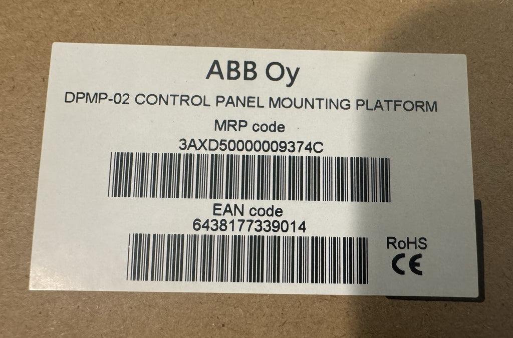 ABB 3AXD50000009374C Control Panel Mounting Kit DPMP-02 Platform Mount NEW!