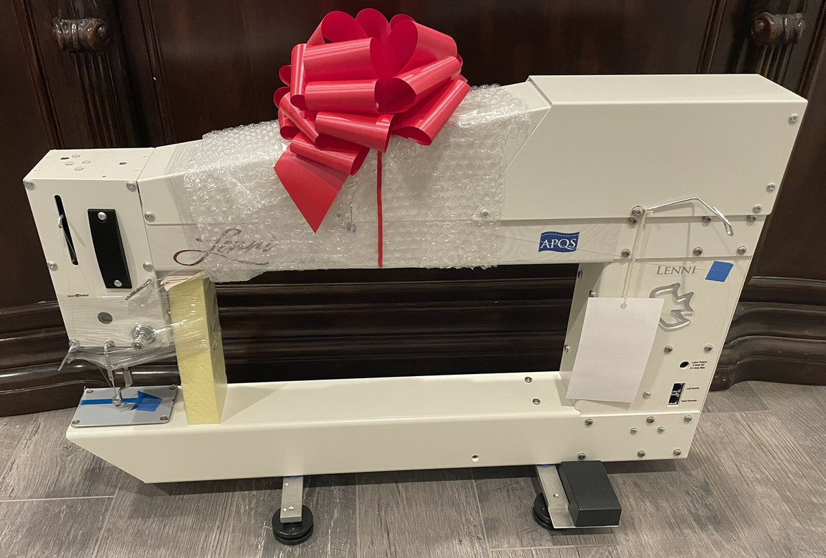 APQS Lenni Longarm Quilting Machine W/ Accessories NO TABLE/STAND NEW IN BOX!