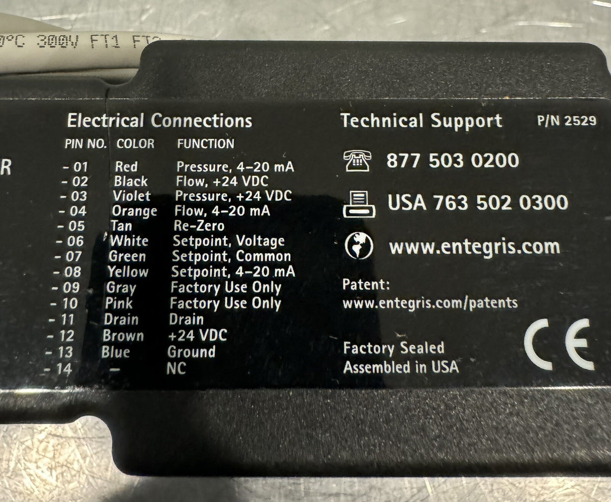Entegris 6500-T6-F03-H04-M-P8-U3 Integrated Flow Controller NEW! FREE SHIPPING!