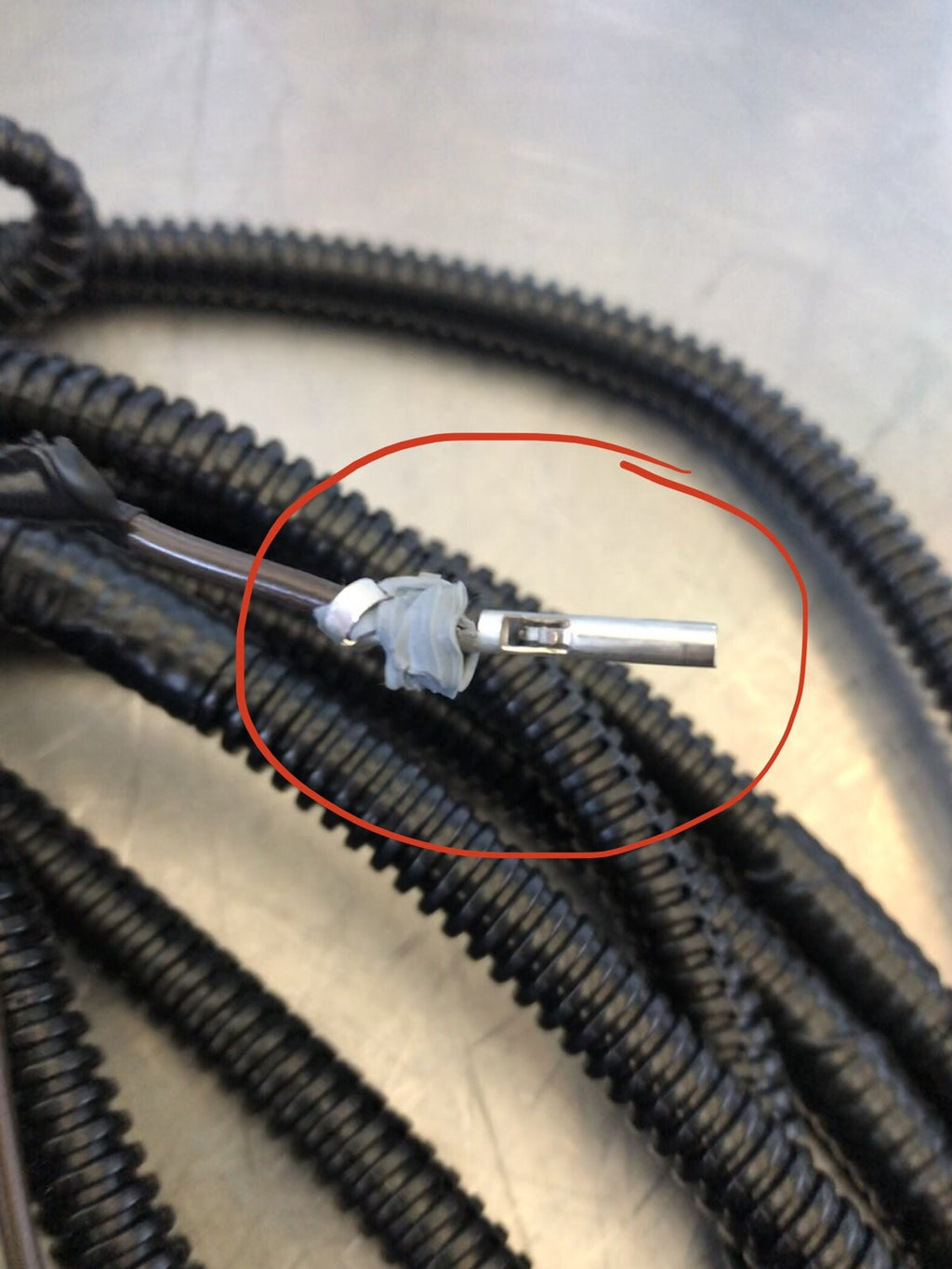John Deere AH134252 Stubble Light Wiring Harness DAMAGED END NEW FREE SHIPPING!!