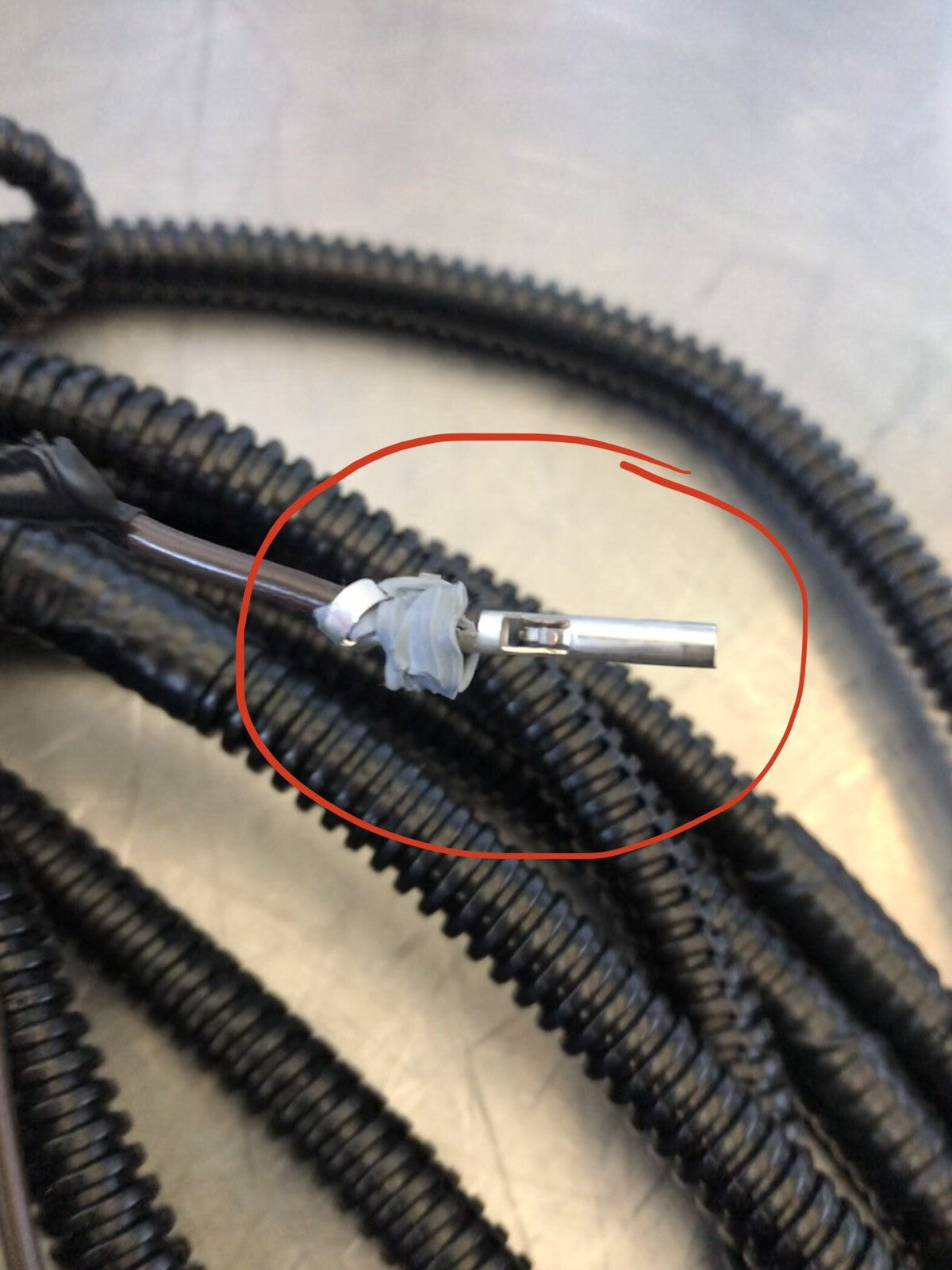 John Deere AH134252 Stubble Light Wiring Harness DAMAGED END NEW FREE SHIPPING!!