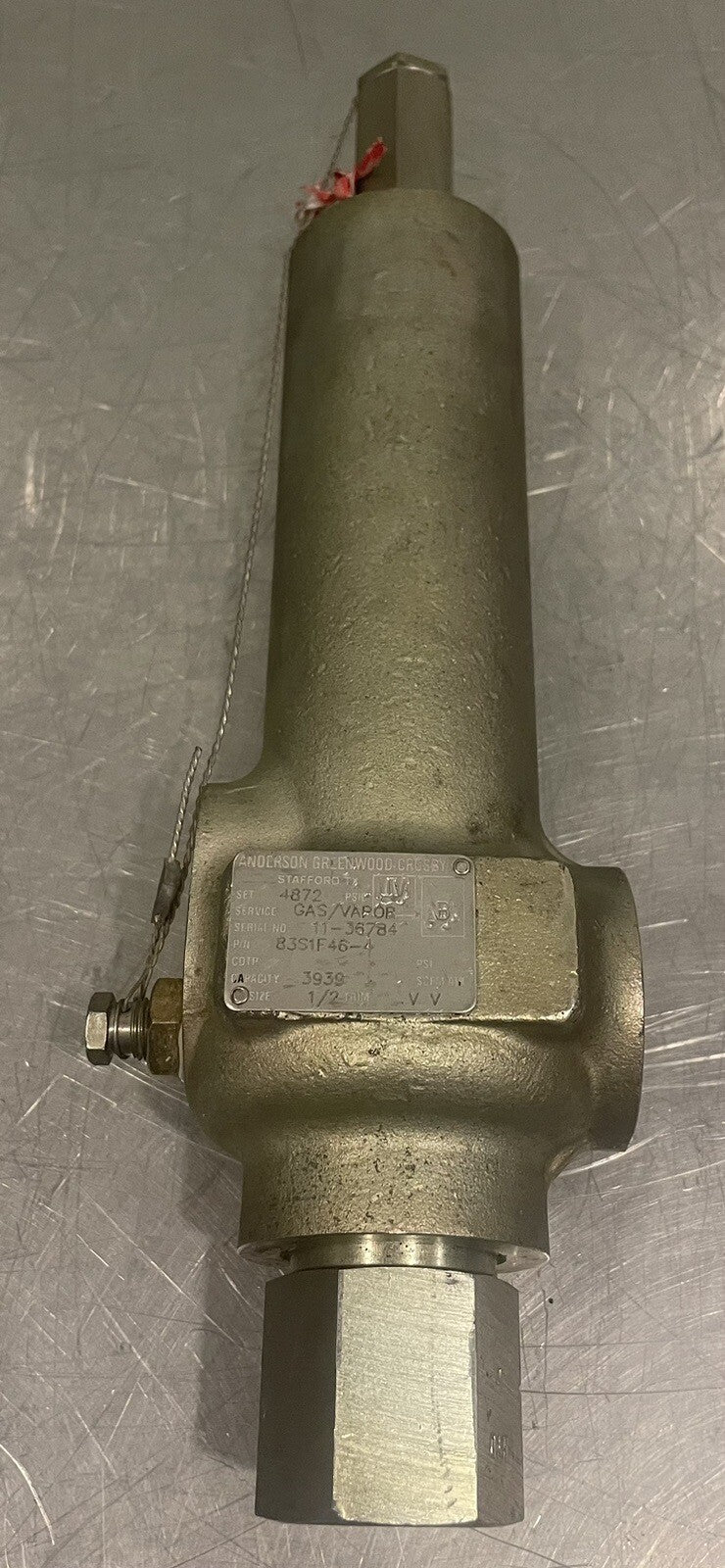 Andersen Greenwood Crosby 83S1F46-4 Pressure Relief Valve NEW! FREE SHIPPING!