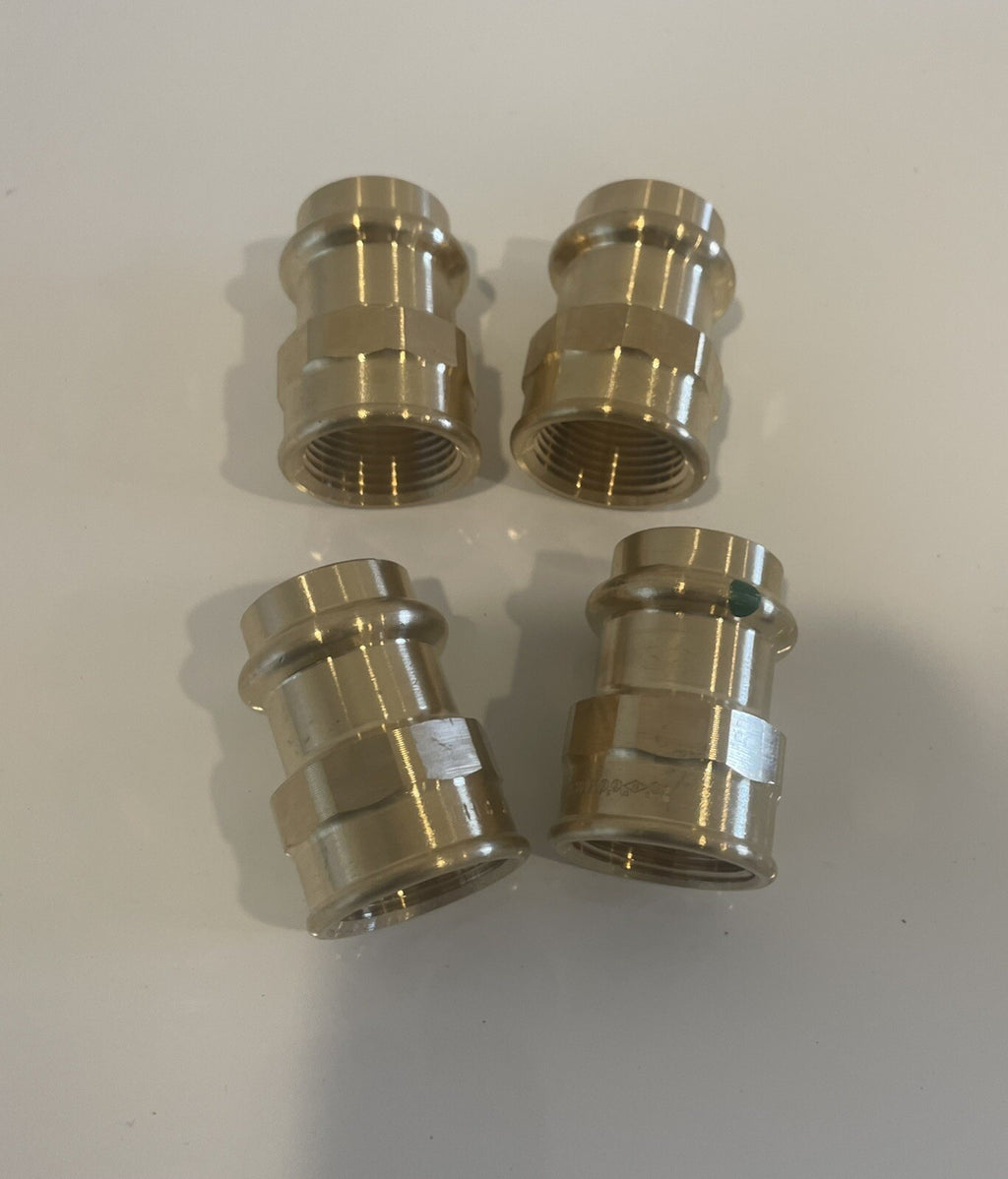 5UMD7 Low Lead Bronze Adapter 4PACK Press x FPT 3/4” X 3/4” NEW! FREE SHIPPING!