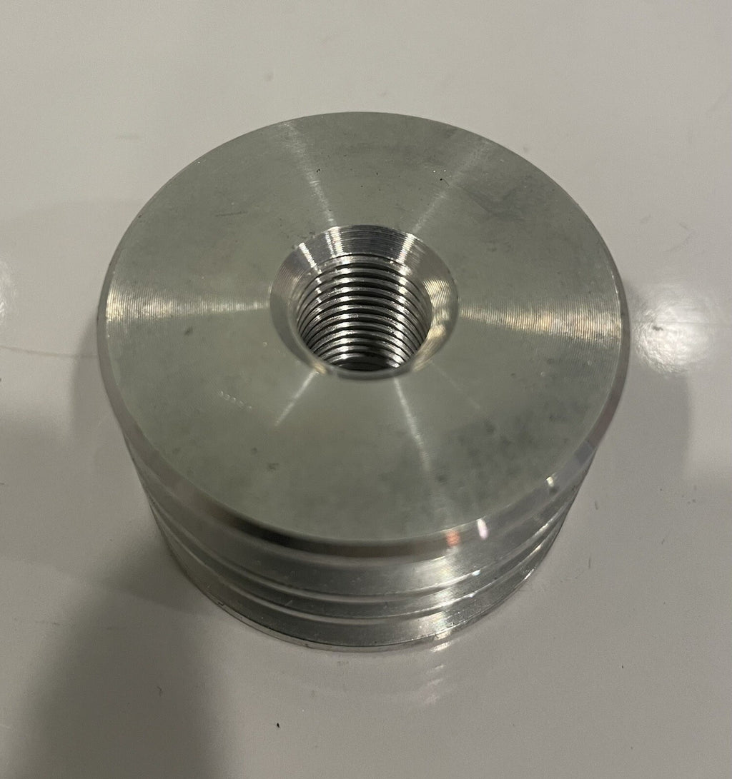Aluminum Double Groove Threaded Pulley Wheel 1-1/2" NEW! FREE SHIPPING!