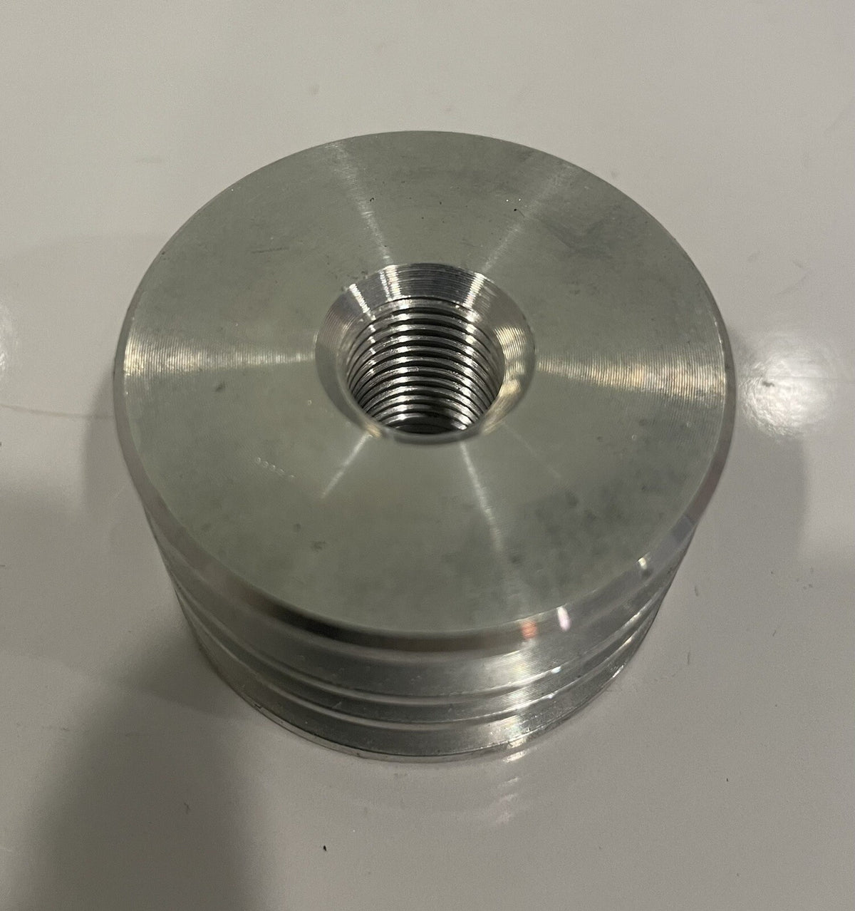 Aluminum Double Groove Threaded Pulley Wheel 1-1/2" NEW! FREE SHIPPING!
