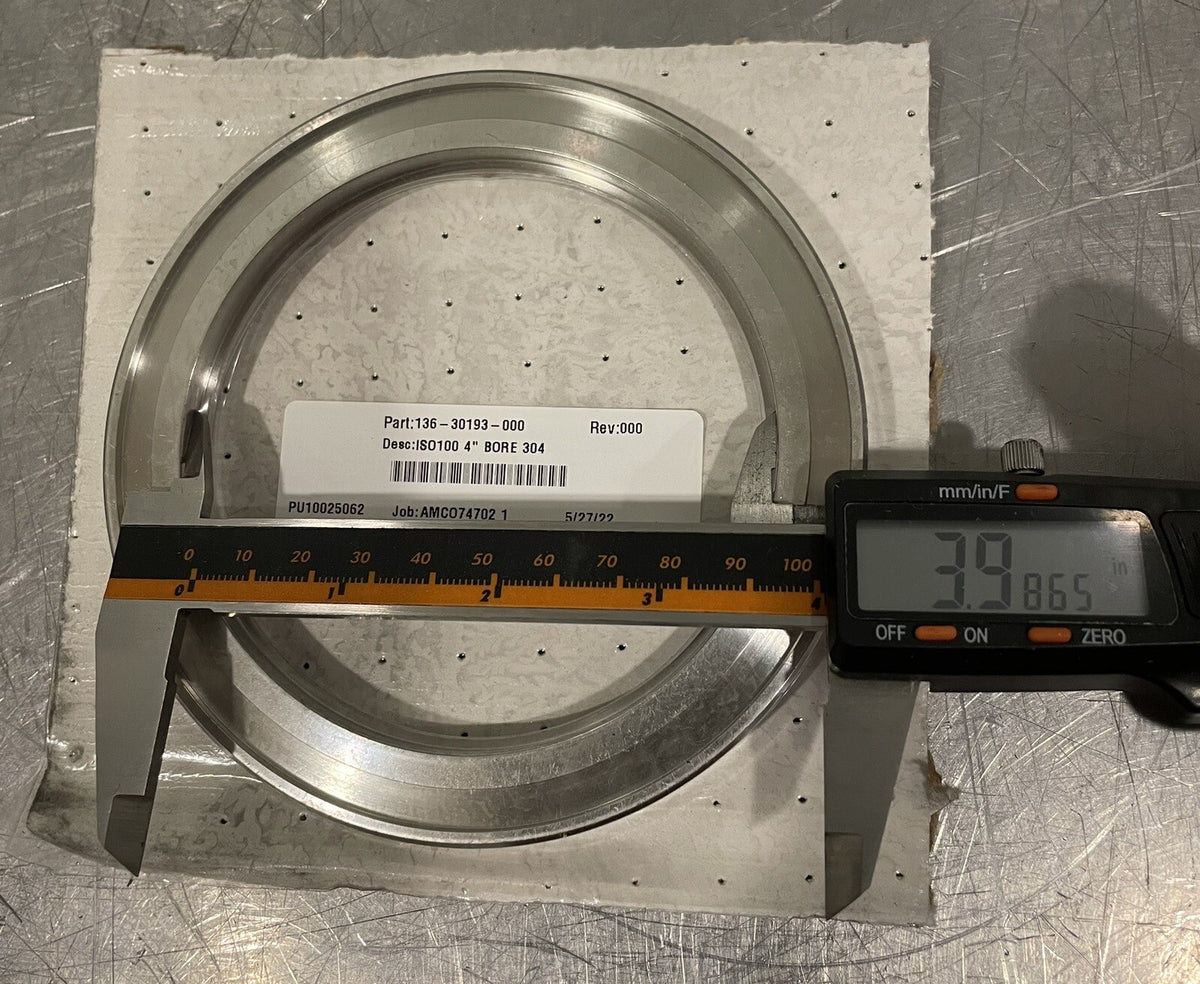 ISO100 4” Bore 304 Short Weld Flange Tube 136-30193-000 NEW! FREE SHIPPING!