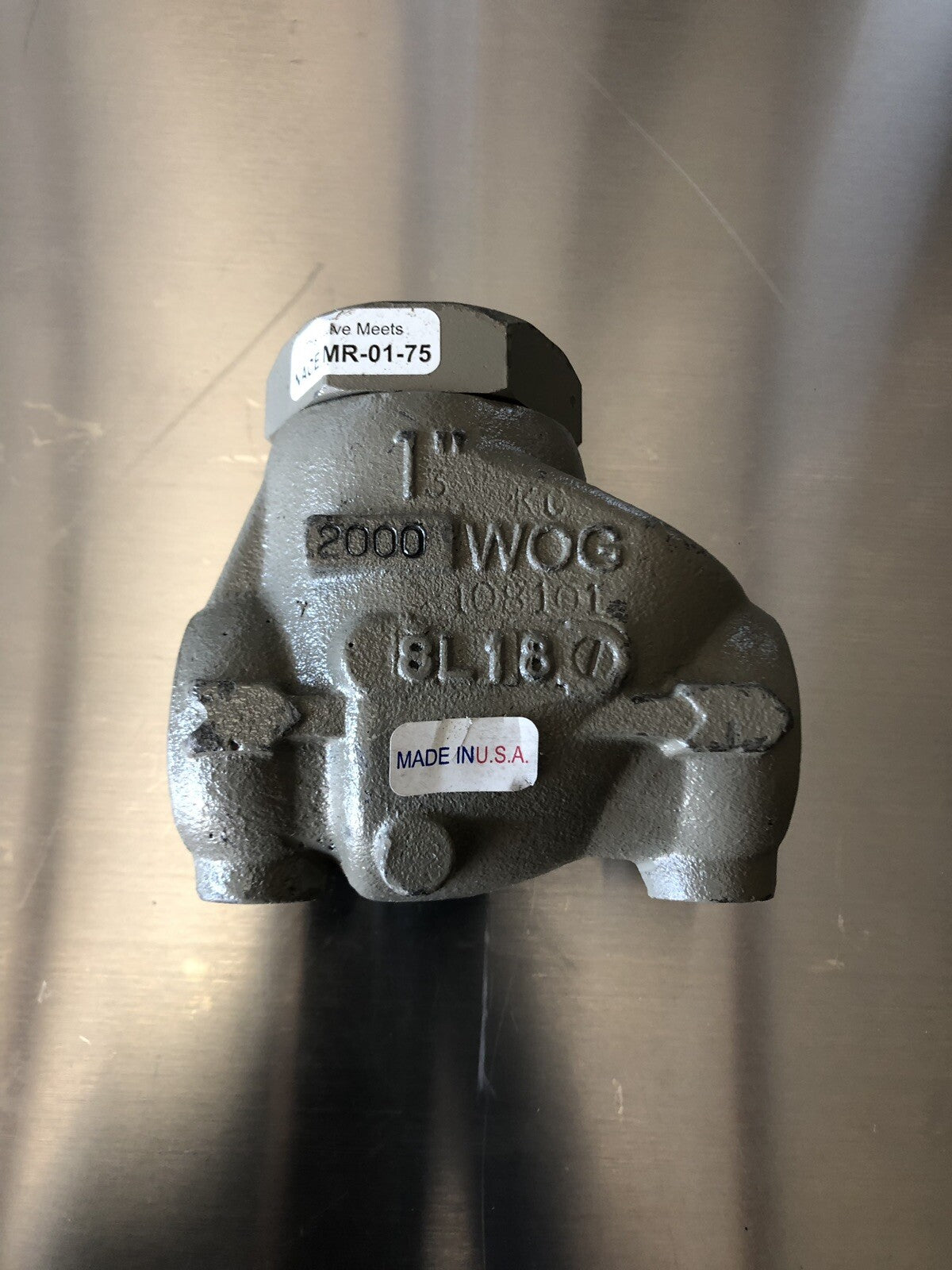 Ductile 2000 WOG 8L18 1” Check Valve NEW!!! FREE SHIPPING!!!