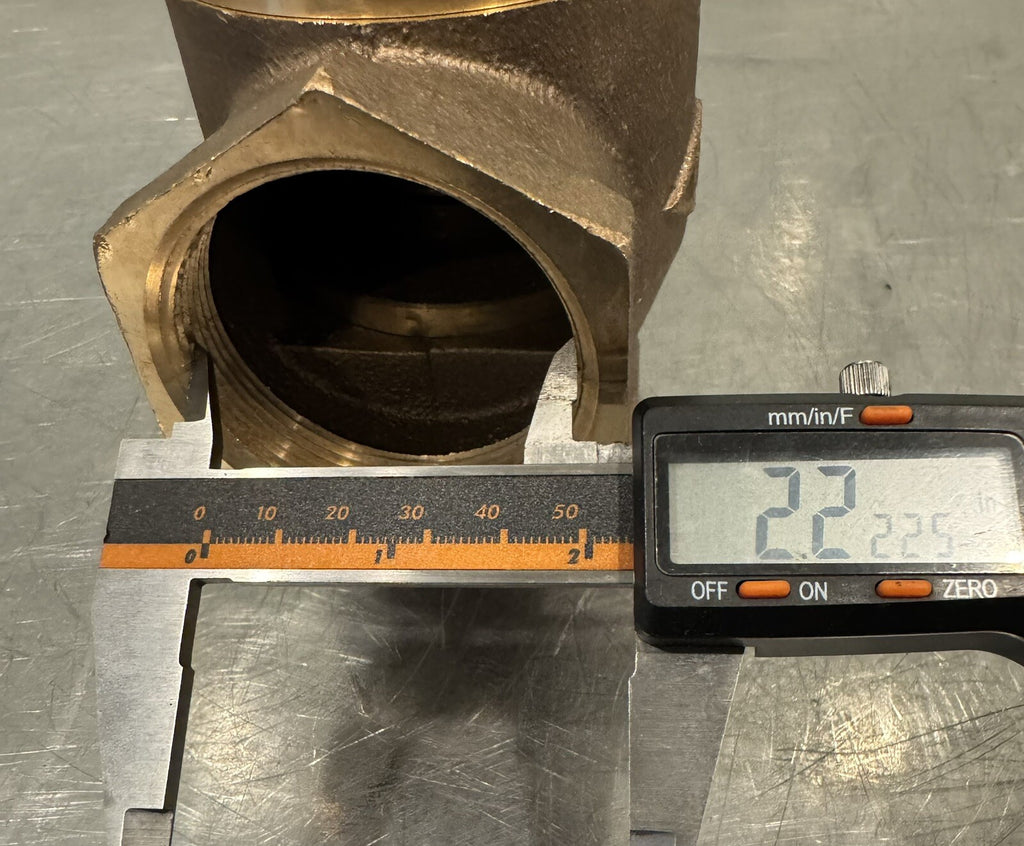 Mcdonald 2" Pressure Relief Valve 65# Brass NEW! FREE SHIPPING!