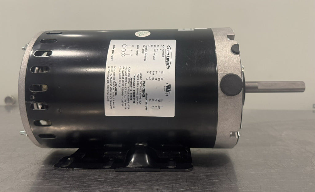 Interlink YSDK1100-8D Refrigeration Motor 1.5 HP 850 RPM Heatcraft 25316801 NEW!