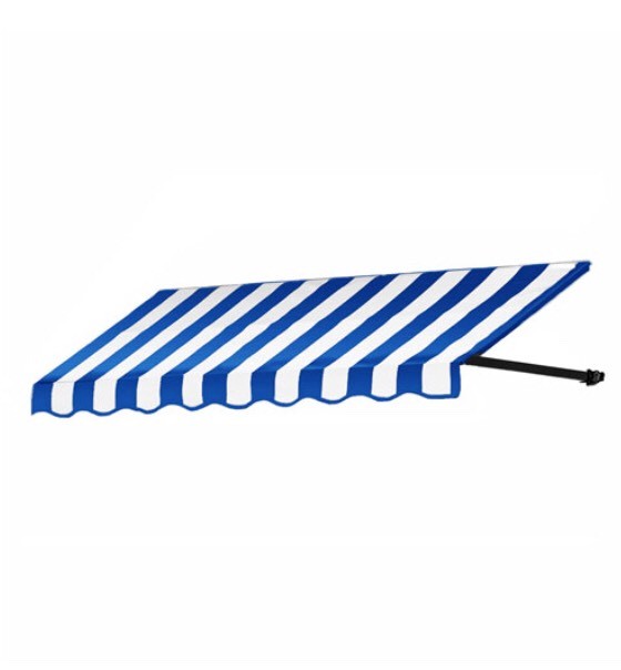 Awntech ER2442-10BBW Beauty Mark Blue/ White Window Or Entry Awning NEW