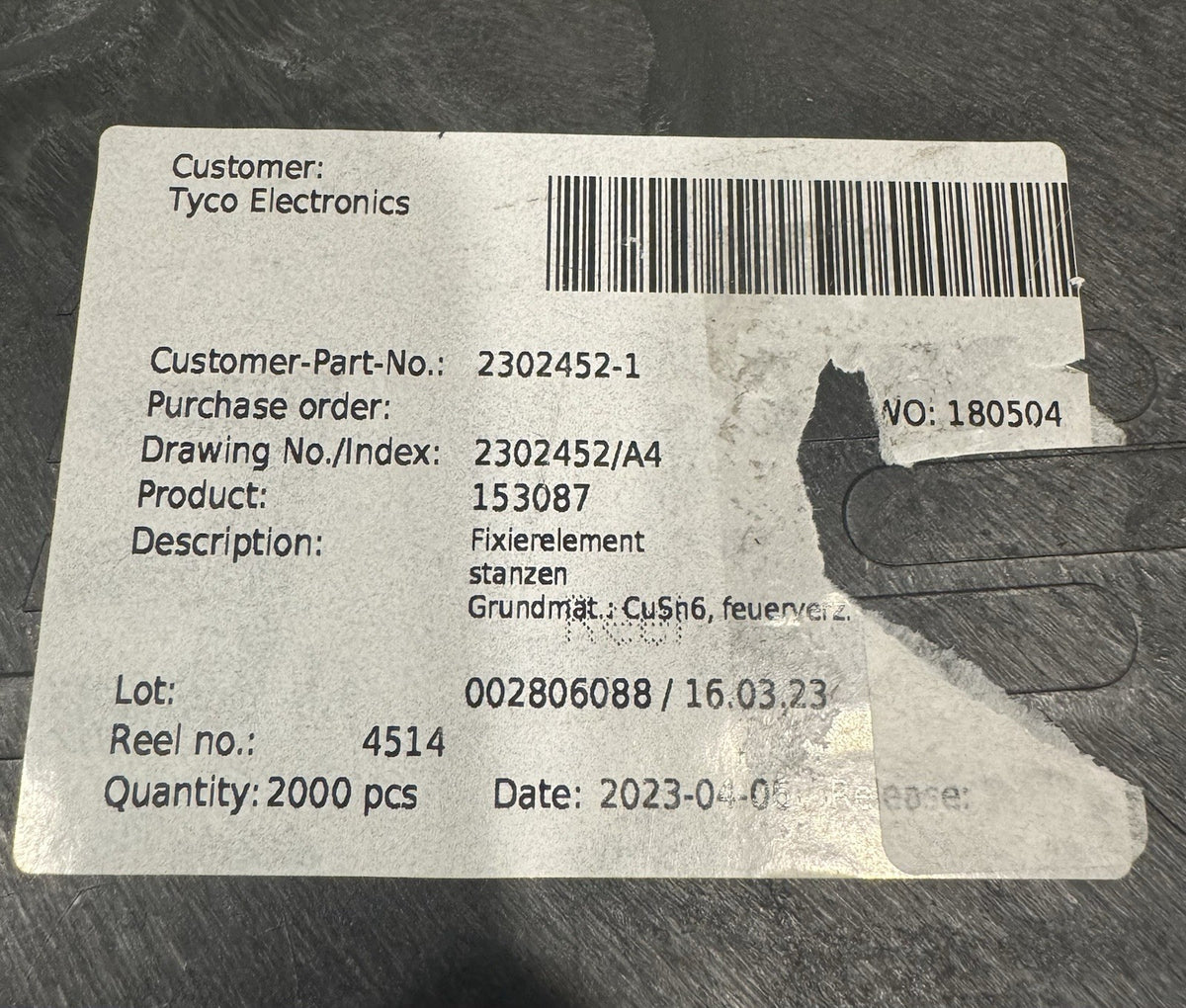 TE Connectivity 2302452-1 AMP Connectors 2000 PACK NEW! FREE SHIPPING!