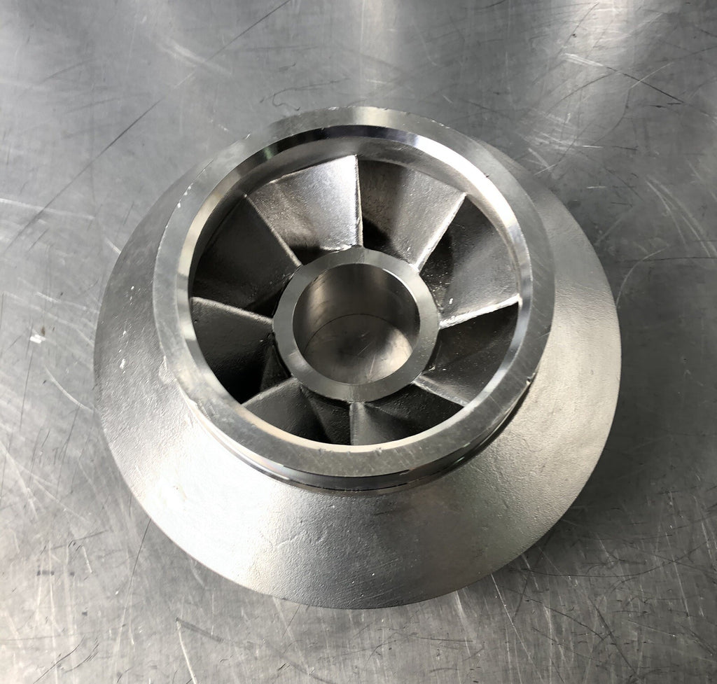 Stainless Steel Pump Impeller 9" Heavy Duty 8 Blade Internal Goulds NEW!!