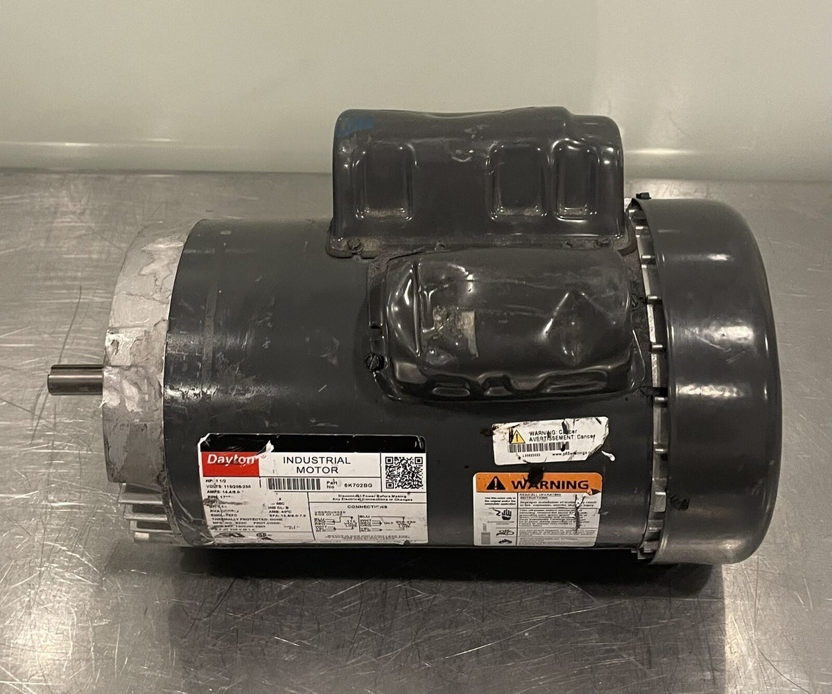 Dayton 6K702 BG Motor 1-1/2 HP 1725 RPM 115/208-230 NEW! FREE SHIPPING!