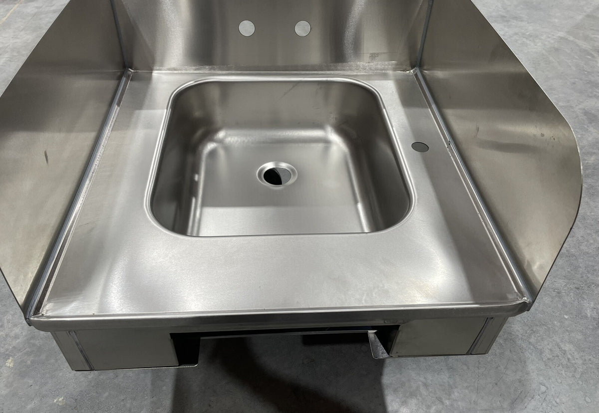 John Boos PBHS-ADA-P-STD-SSLR Pro Bowl Stainless Wall Mounted Sink NEW!