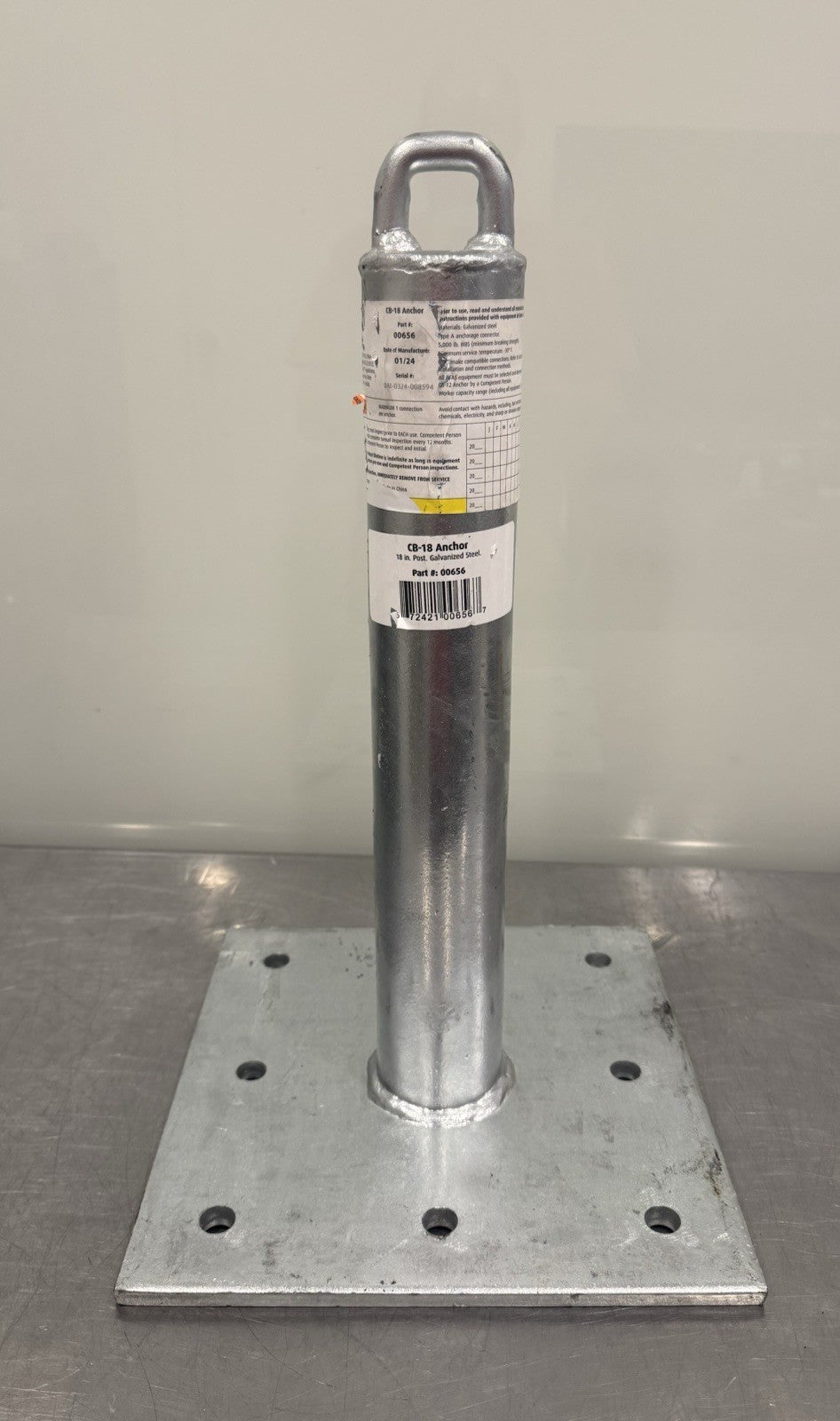Guardian 00656 Anchor Post CB-18 Galvanized 18” NEW! FREE SHIPPING!