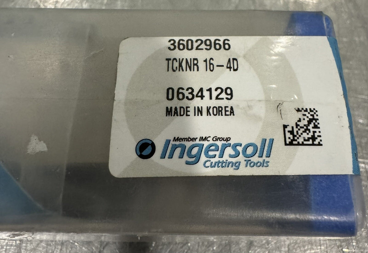 Ingersoll TCKNR16-4D Turning Toolholder 3602966 NEW! FREE SHIPPING!