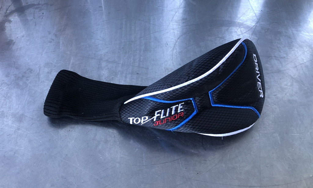 Top Flite Junior Driver Headcover Black Blue NEW! FREE SHIPPING!