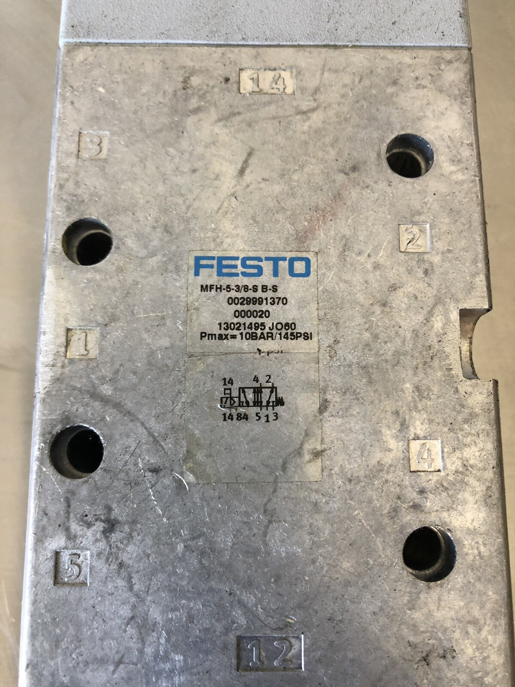 Festo MFH-5-3/8-S B-S Solenoid Valve 13021495 NEW!!! FREE SHIPPING!!!