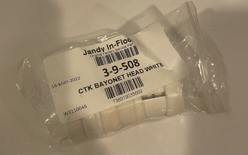 Jandy 3-9-508 Zodiac Cleaning Head Bright White Caretaker Bayonet NEW SHIPS FREE