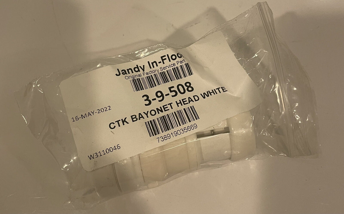 Jandy 3-9-508 Zodiac Cleaning Head Bright White Caretaker Bayonet NEW SHIPS FREE