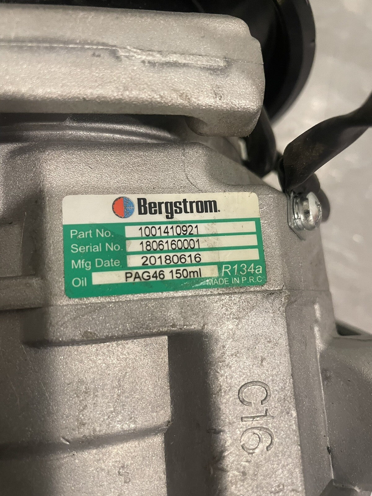 Bergstrom 1001410921 AC Compressor 1441001 NEW! FREE SHIPPING!