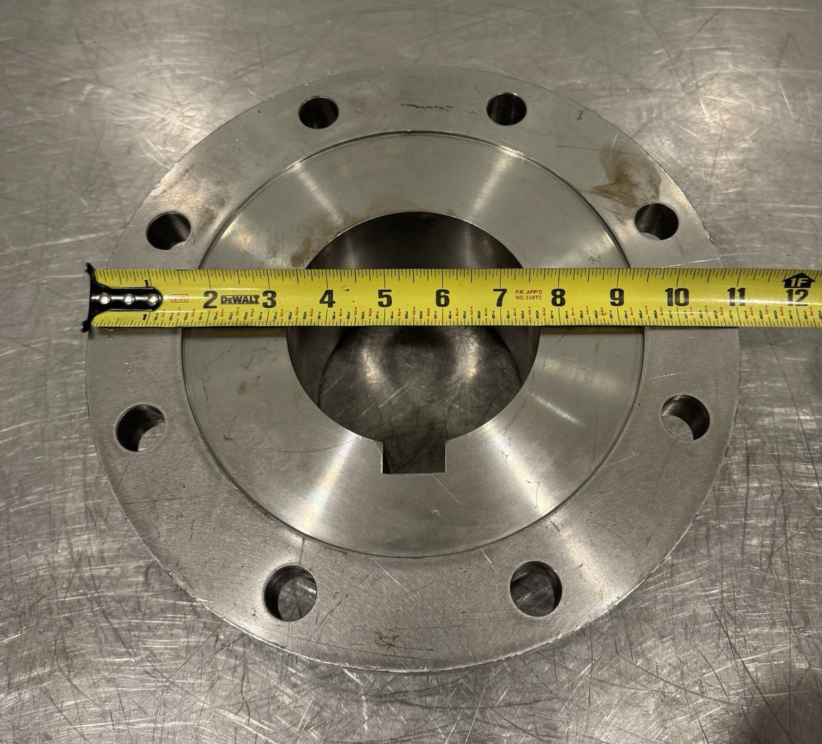 Falk 1035G52 Hub Coupling 4.3679 Flanged 8 Bolt Keyed Bore NEW! FREE SHIPPING!