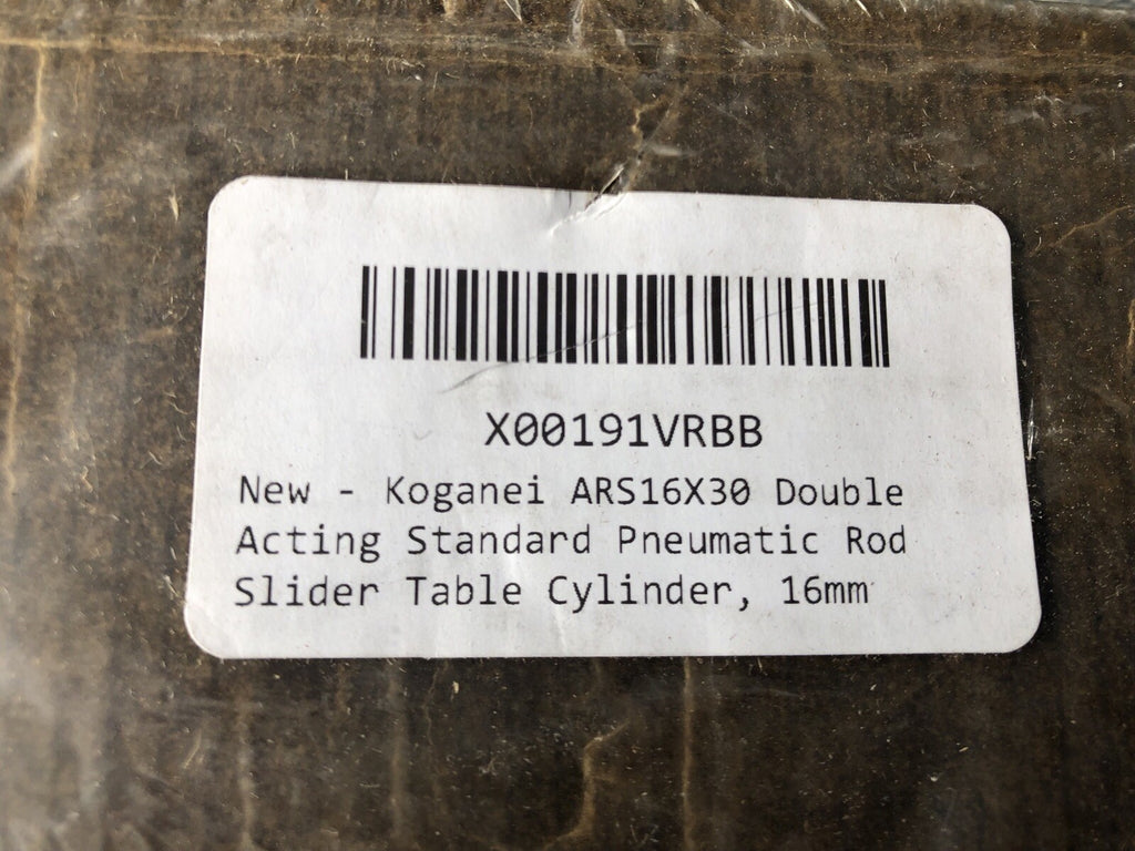 Koganei ARS16X30 Double Acting Standard Pneumatic Rod Slider Table Cylinder NEW