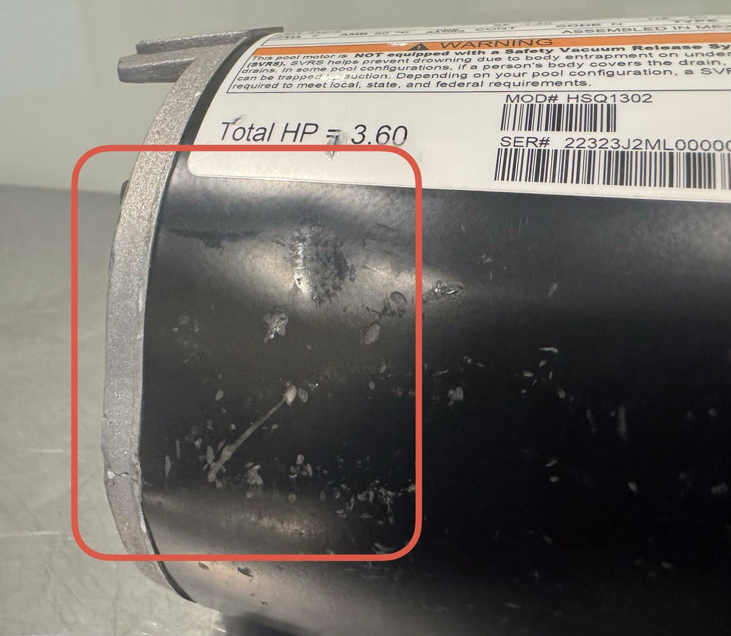 Century HSQ130 Pool Pump Motor 208-230V 3HP 3450 RPM 1PH F56AA77A01 NEW!