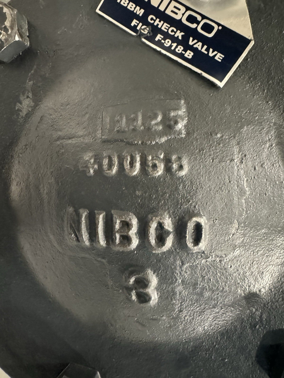 Nibco F-918-B 3” Swing Check Valve Flanged NEW! FREE SHIPPING!