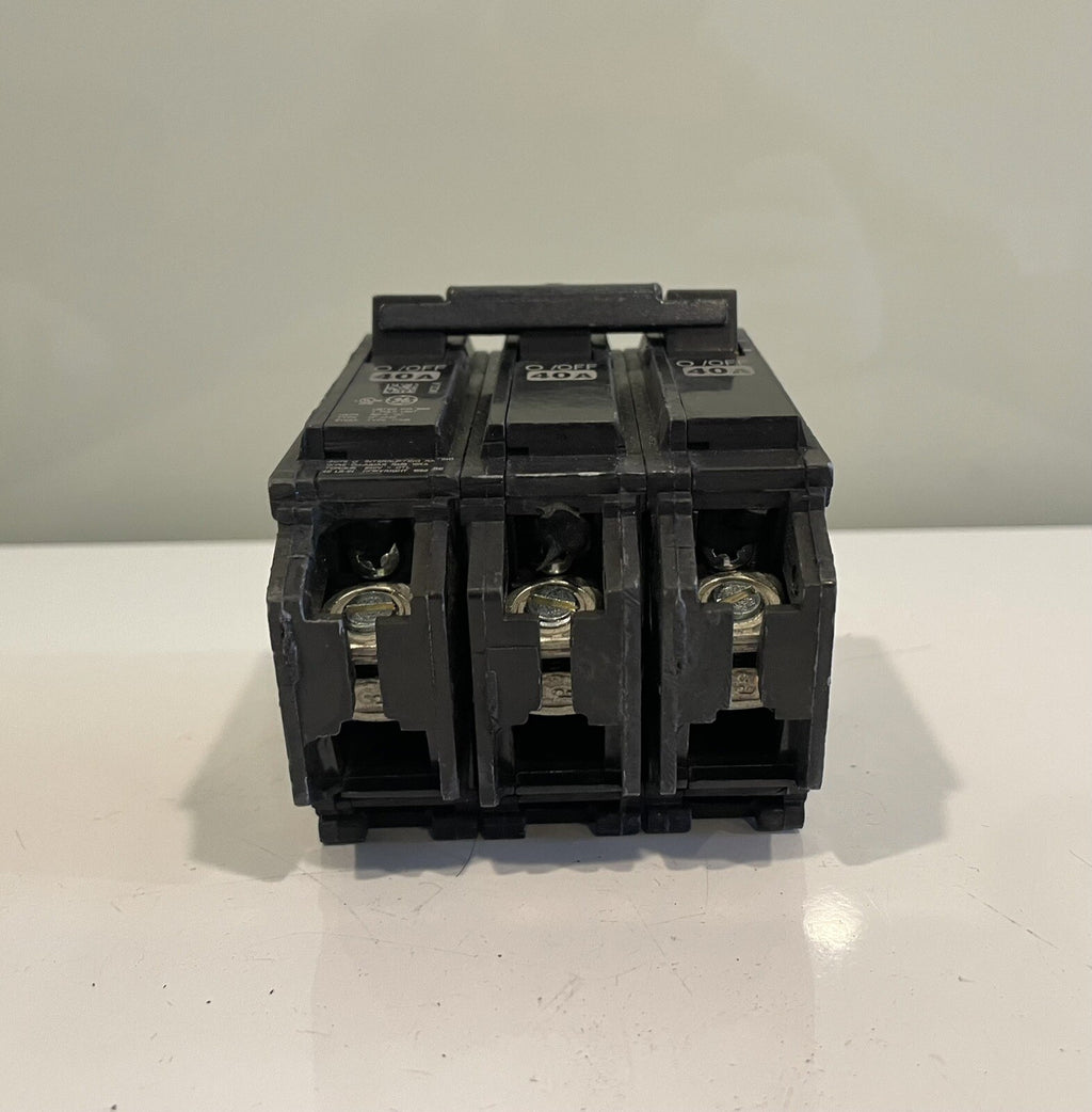 40A 3 Pole Circuit Breaker NEW! NO SCREWS! FREE SHIPPING!!