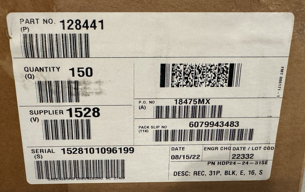 TE Connectivity HDP24-24-31SE Housing Connector Automotive Plug NEW! FREE !