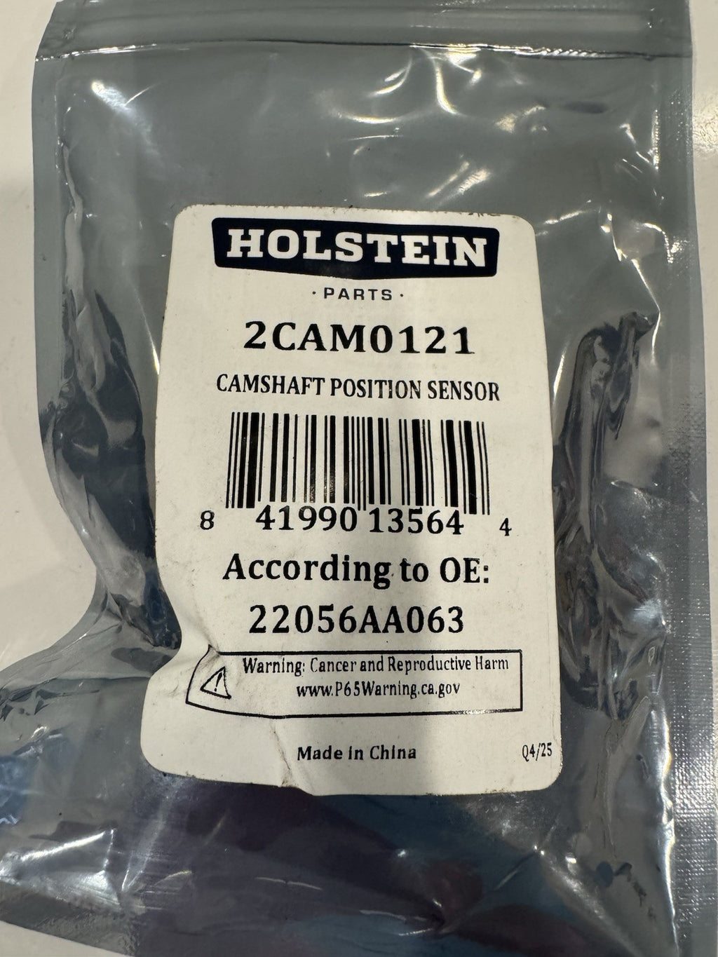 Holstein 2CAM0121 Camshaft Sensor 22056AA063 NEW! FREE SHIPPING!