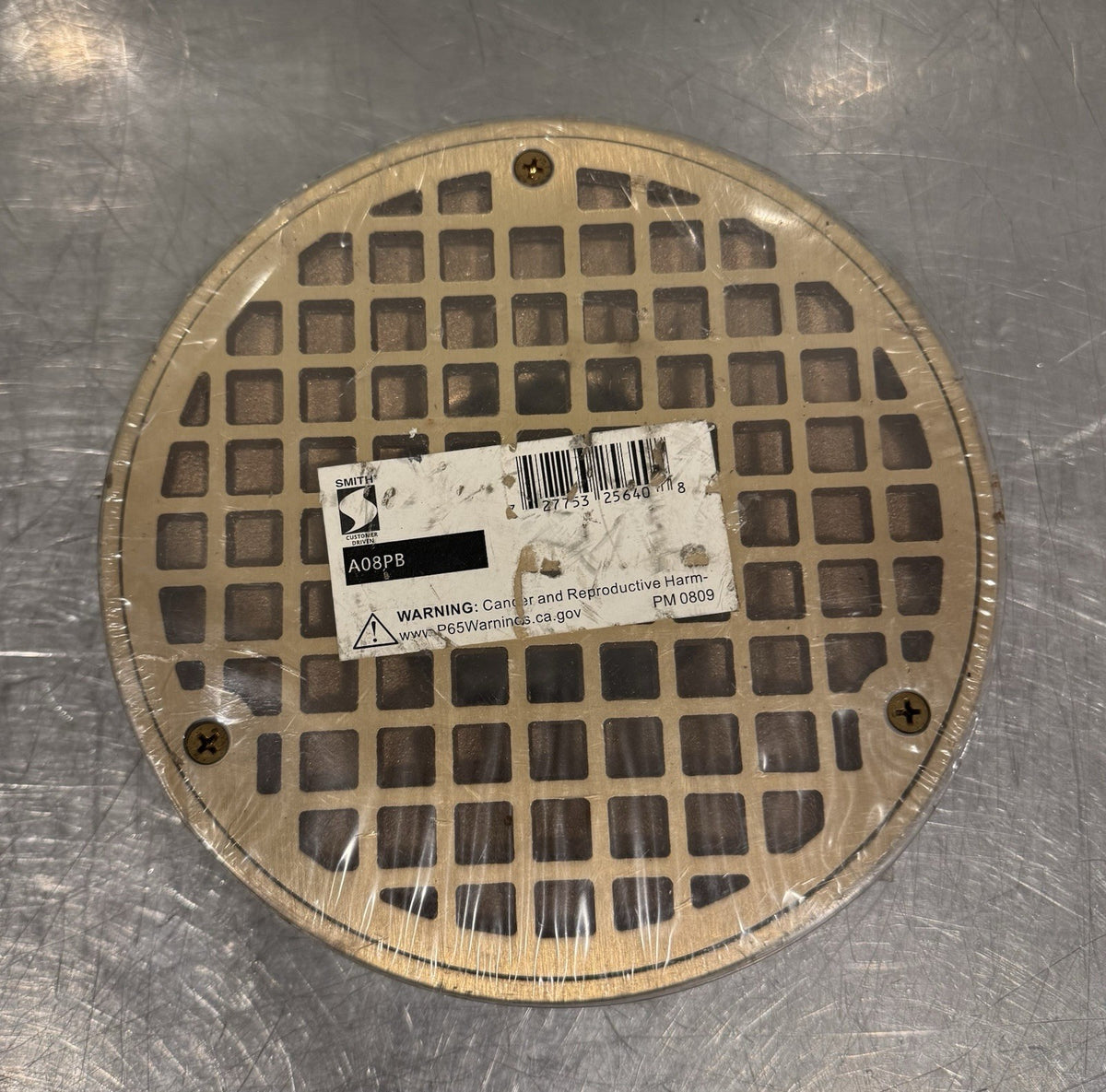 Jay R Smith A08PB Drain Cover Assembly NEW! DAMAGED THREADS! SHIPS FREE!