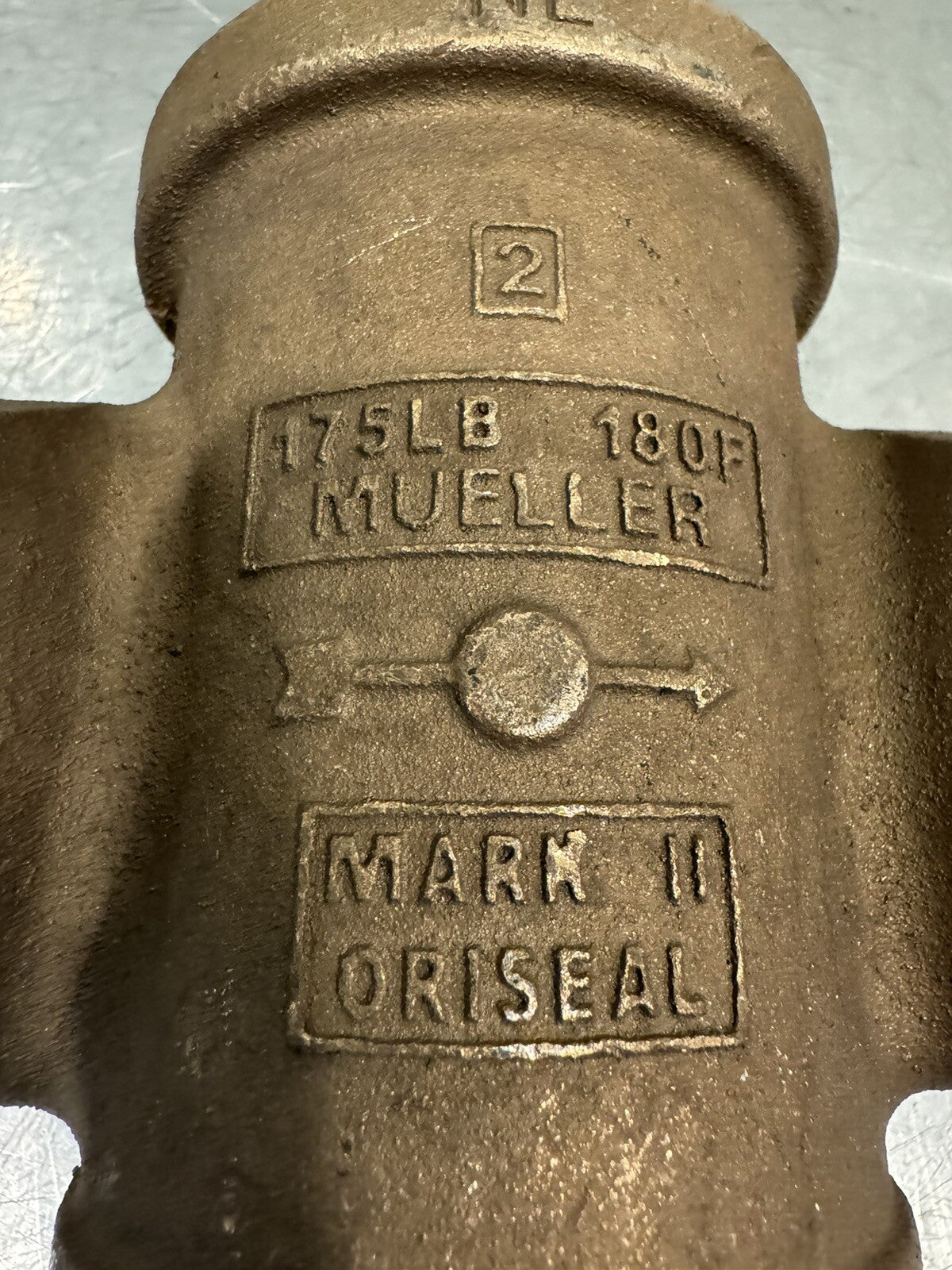 Mueller Mark II Oriseal 2" Curb Stop Valve NEW! FREE SHIPPING!