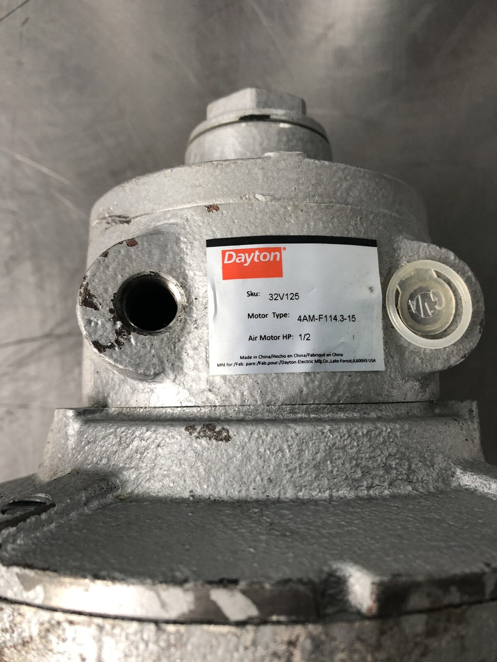 Dayton 32V125 IBC Air Motor Assembly 1/2HP NEW!! FREE SHIPPING!!