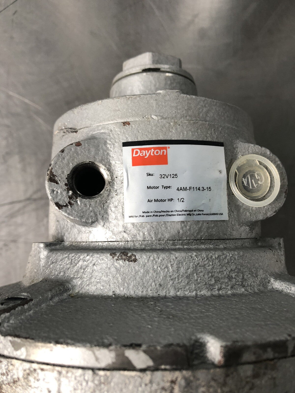 Dayton 32V125 IBC Air Motor Assembly 1/2HP NEW!! FREE SHIPPING!!