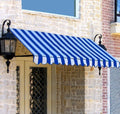 Awntech ER2442-10BBW Beauty Mark Blue/ White Window Or Entry Awning NEW
